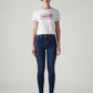 Women's 721 Dark Indigo Skinny Fit High Rise Jeans - Front View