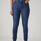 Women's 721 Blue Skinny Fit High Rise Jeans - Front View