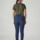 Women's 721 Blue Skinny Fit High Rise Jeans - Back View