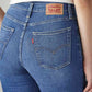 Women's 721 Med Indigo Skinny Fit High Rise Jeans - 20 View