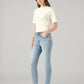 Women's 721 Light Blue Skinny Fit High Rise Jeans - SIde View