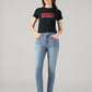 Women's 721 Blue Skinny Fit High Rise Jeans - Styleshot View