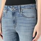 Women's 721 Blue Skinny Fit High Rise Jeans - 20 View