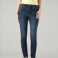 Women's 721 Navy Skinny Fit High Rise Redloop Jeans - Front View