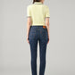 Women's 721 Navy Skinny Fit High Rise Redloop Jeans - Back View