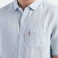 Men's Solid Spread Collar Shirt