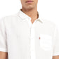 Men's Solid Slim Fit Linen Shirt