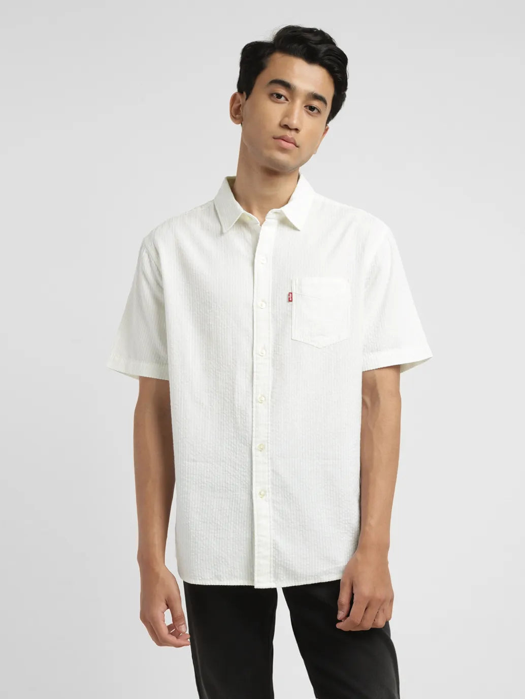 Men's Striped Slim Fit Shirt - 237ea650-06b9-47b5-99b2-c180f2059ce9 View