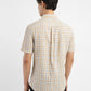 Men's Checkered Slim Fit Linen Shirt - aa98ee6c-979f-430a-914e-8e0fb6eeb523 View