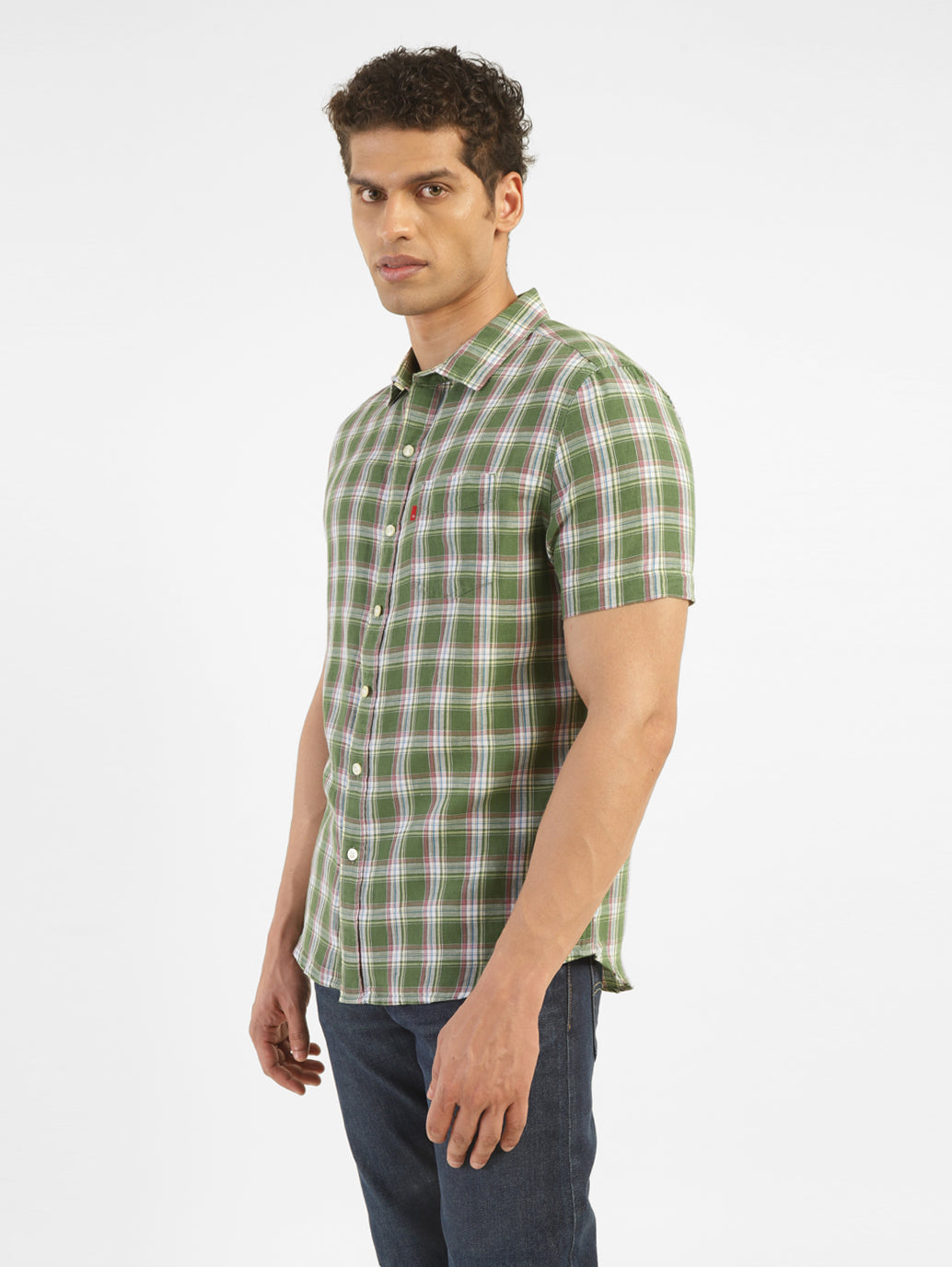 Men's Checkered Slim Fit Shirt