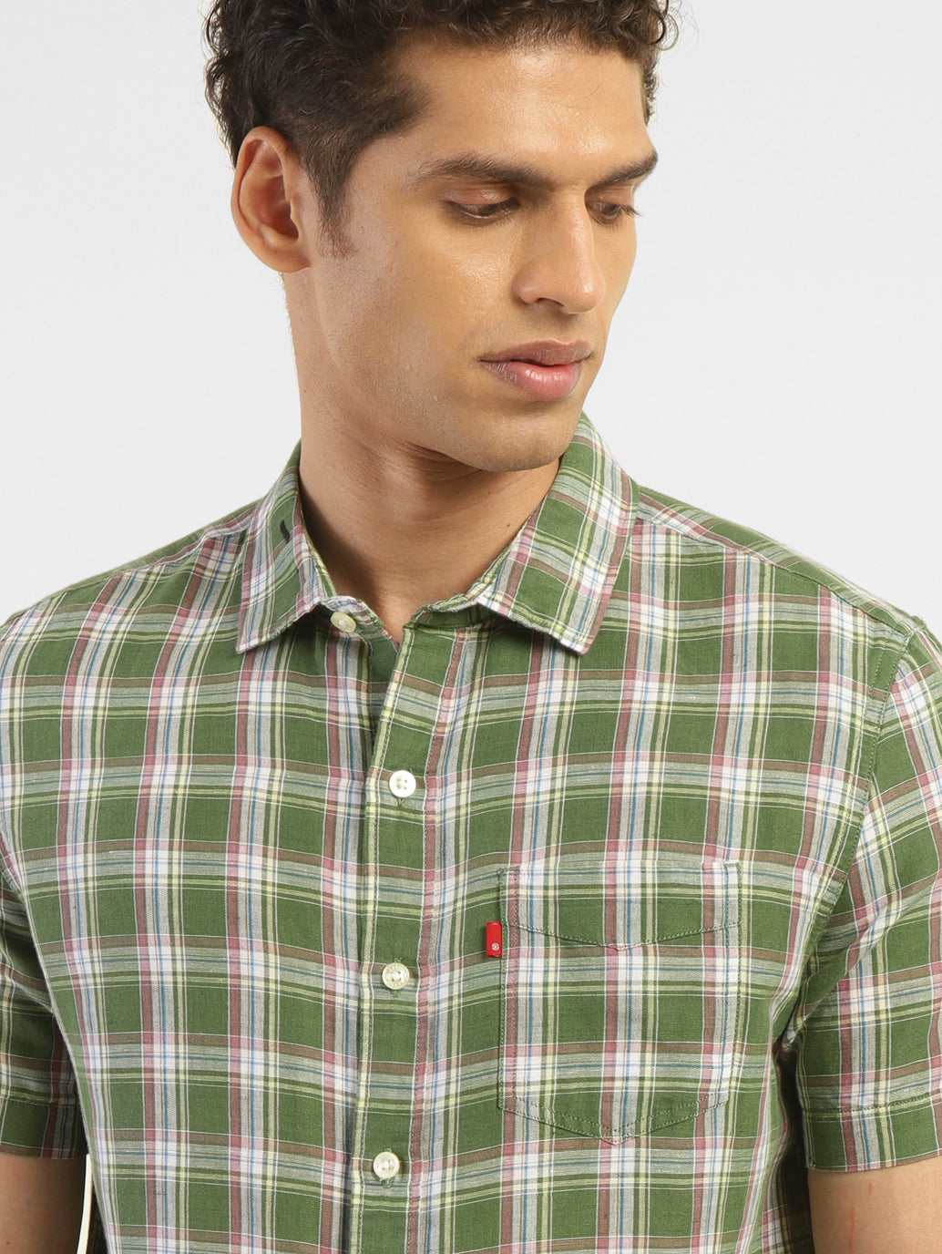 Men's Checkered Slim Fit Shirt