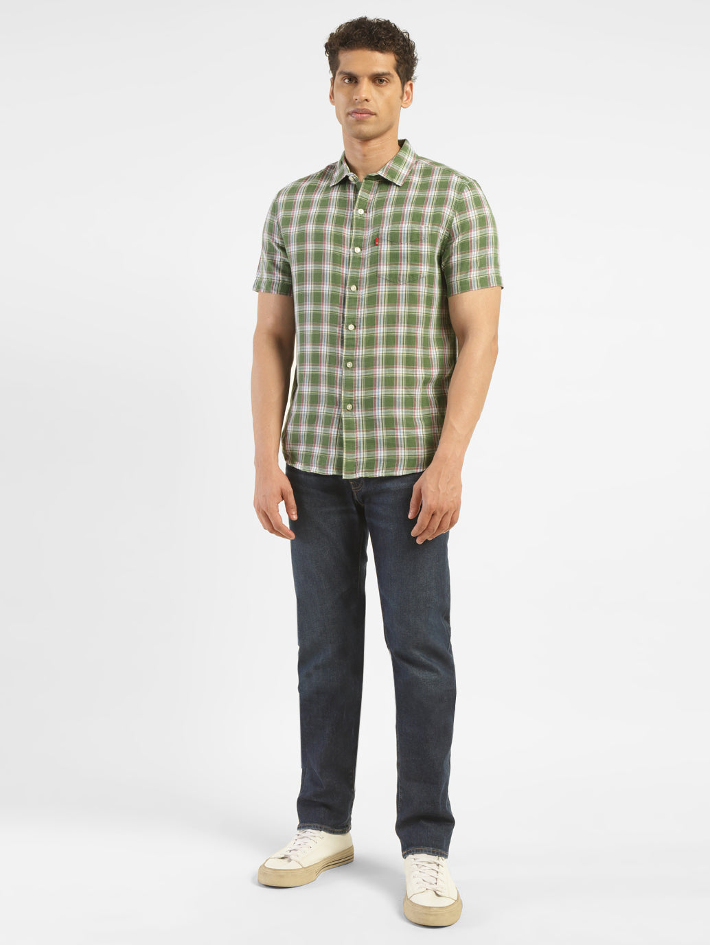 Men's Checkered Slim Fit Shirt