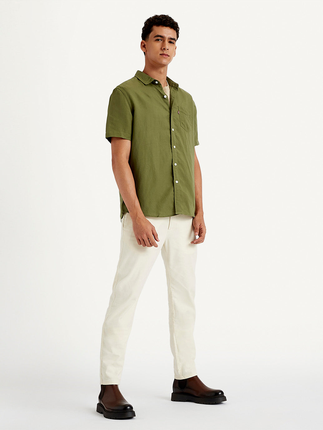 Men's Solid Regular Fit Shirt