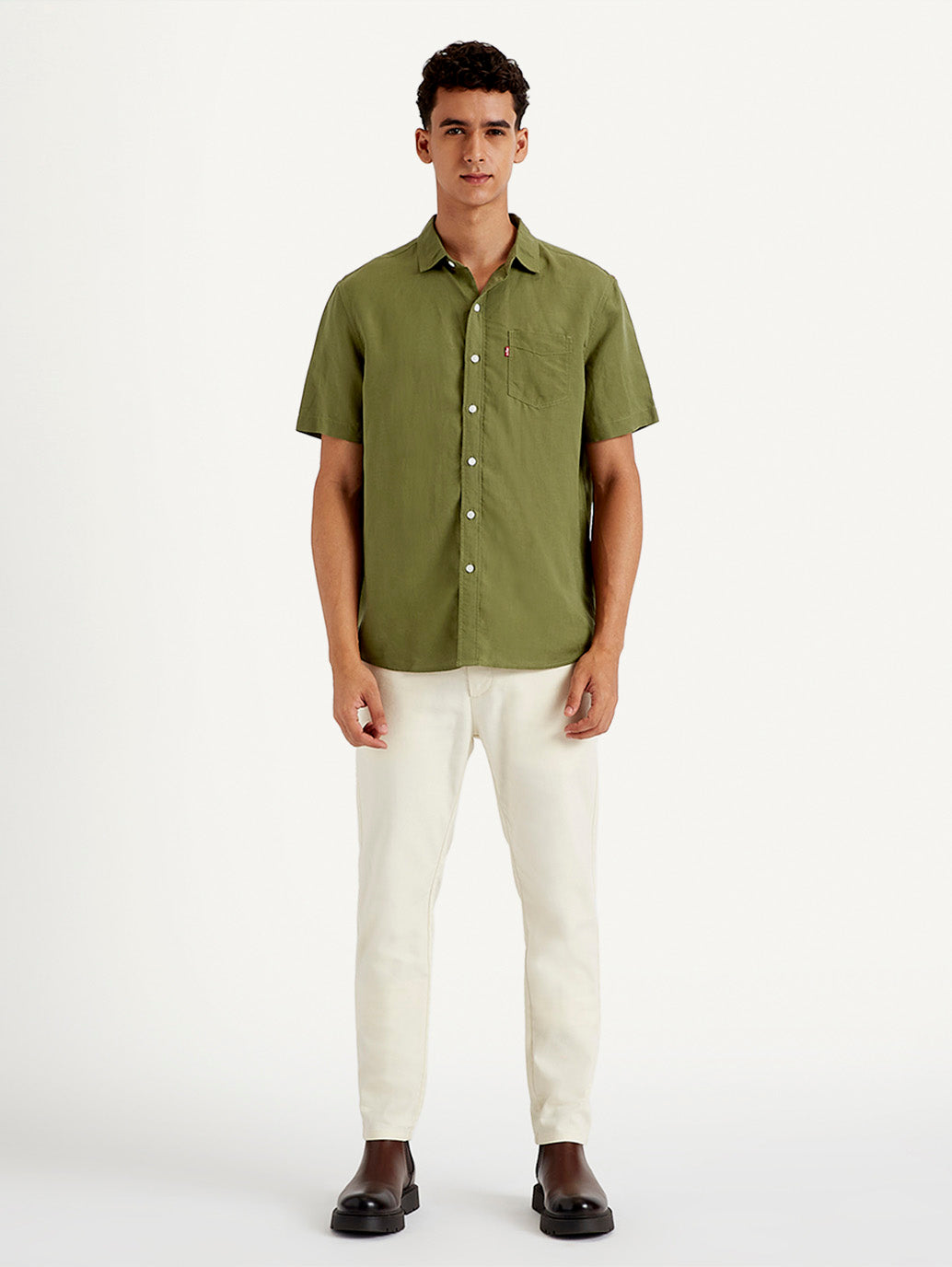 Men's Solid Regular Fit Shirt