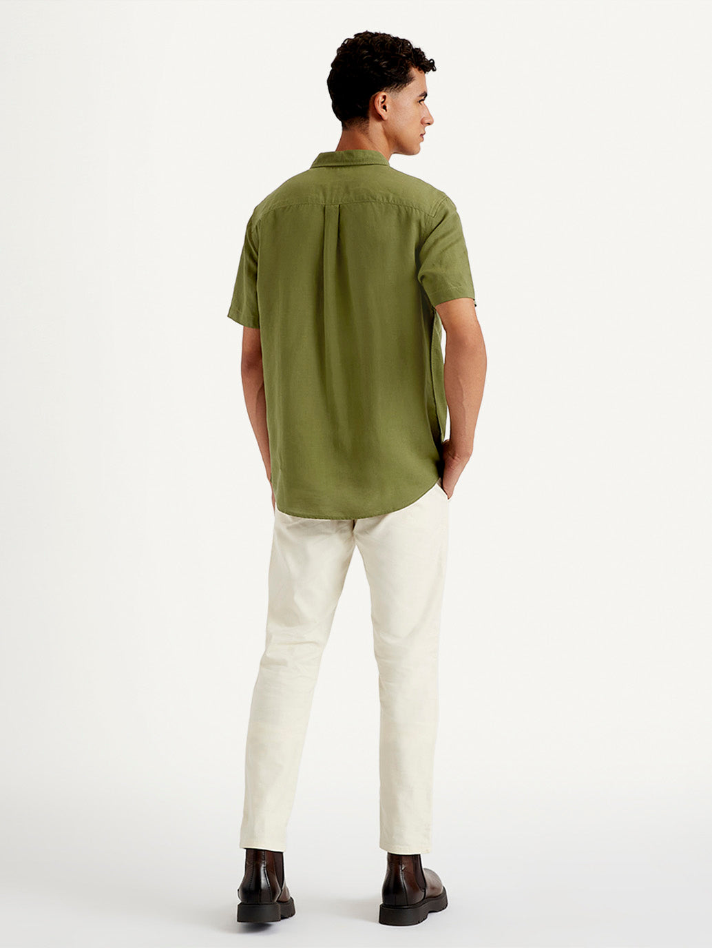 Men's Solid Regular Fit Shirt