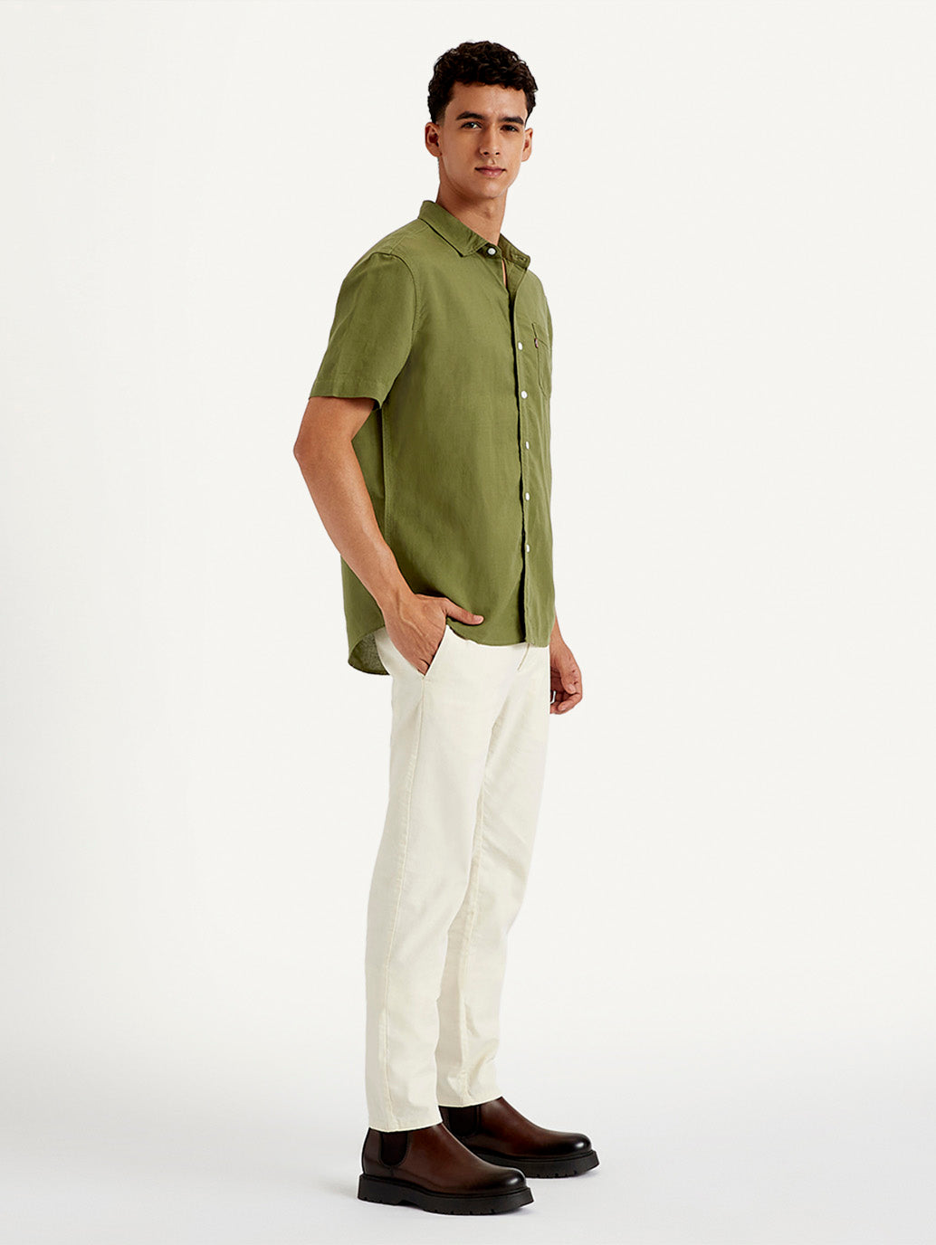 Men's Solid Regular Fit Shirt