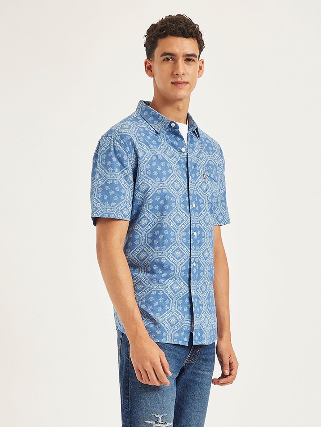 Men's All Over Print Regular Fit Shirt