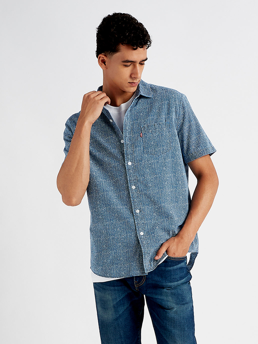 Men's Printed Slim Fit Shirt