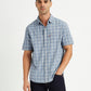 Men's Checkered Spread Collar Shirt - 623380ba-5d4d-4a7e-b269-fb2f71ae0d6f View