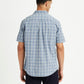 Men's Checkered Spread Collar Shirt