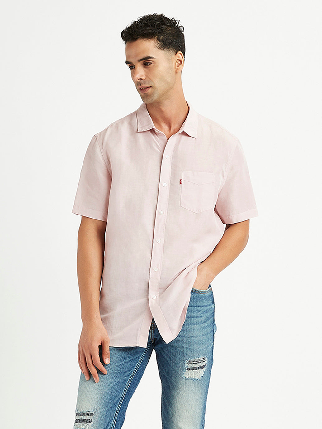 Men's Solid Regular Fit Shirt