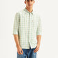 Men's Checkered Spread Collar Shirt