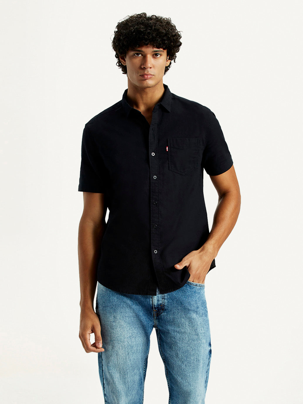 Men's Solid Slim Fit Shirt - Styleshot View