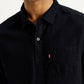 Men's Solid Slim Fit Shirt - Detail View