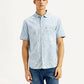 Men's Printed Slim Fit Shirt - Front View