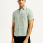 Men's Solid Slim Fit Linen Shirt - Styleshot View