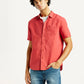 Men's Solid Slim Fit Linen Shirt - Styleshot View