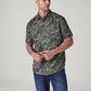 Men's Floral Slim Fit Linen Shirt - Styleshot View