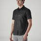 Men's Solid Slim Fit Linen Shirt - Side View