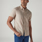 Men's Solid Slim Fit Linen Shirt - Styleshot View