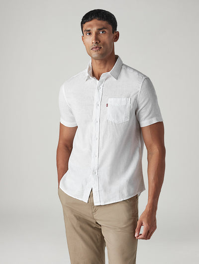 levi's Men's Solid Slim Fit Linen Shirt-picture-28