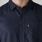 Men's Solid Slim Fit Linen Shirt - 20 View