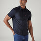 Men's Solid Slim Fit Oxford Shirt - Side View