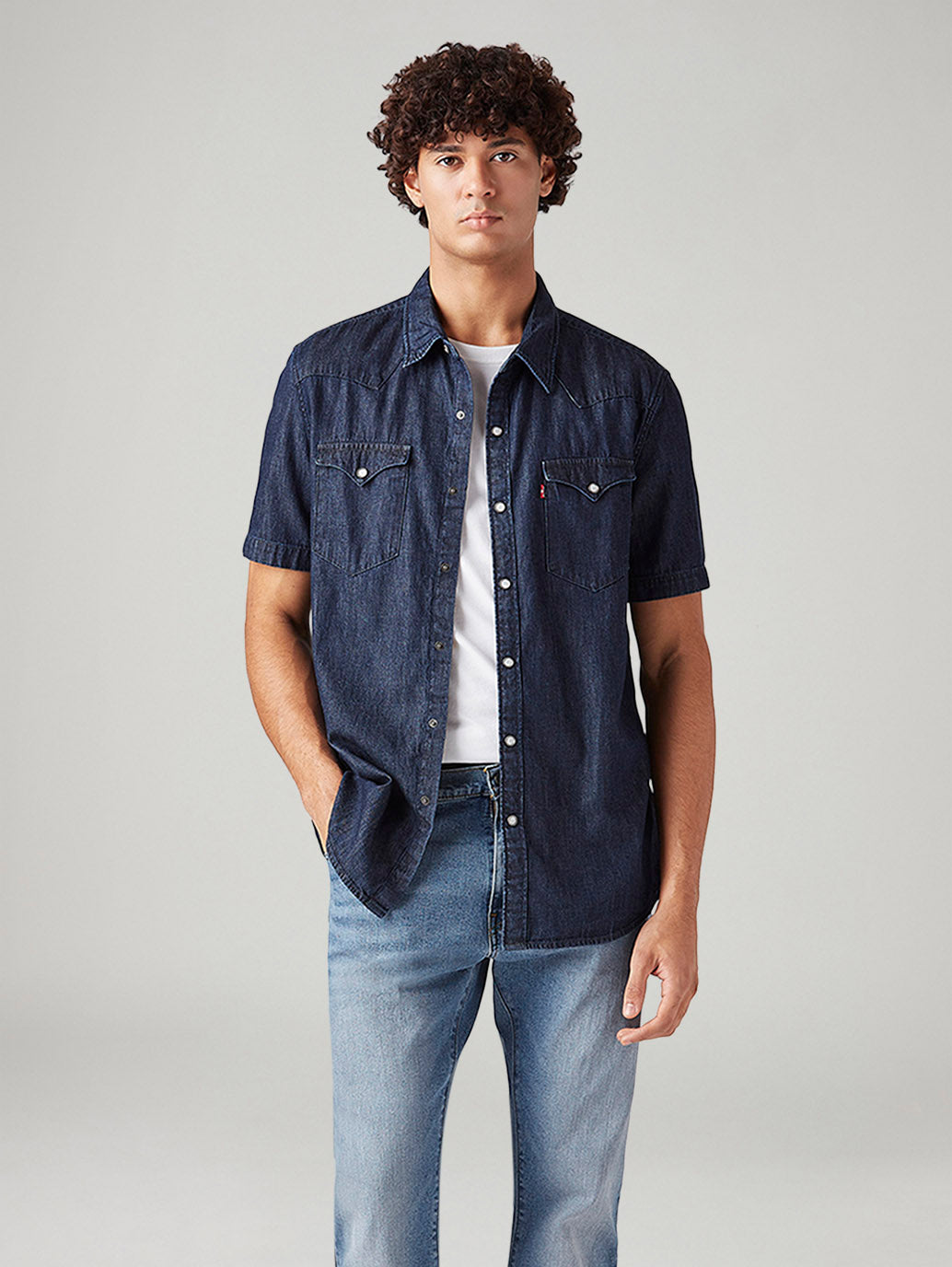 Men's Solid Slim Fit Shirt - Styleshot View