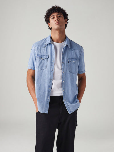levi's Men's Solid Slim Fit Denim Shirt-picture-12