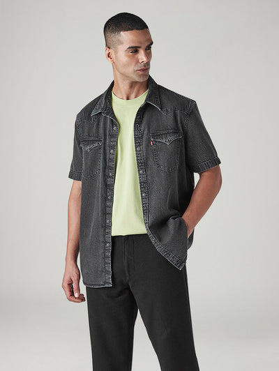 levi's Men's Solid Slim Fit Denim Shirt-picture-13