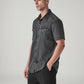 Men's Solid Slim Fit Denim Shirt - Side View