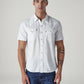 Men's Solid Slim Fit Denim Shirt - 20 View