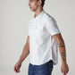 Men's Solid Slim Fit Denim Shirt - 20 View