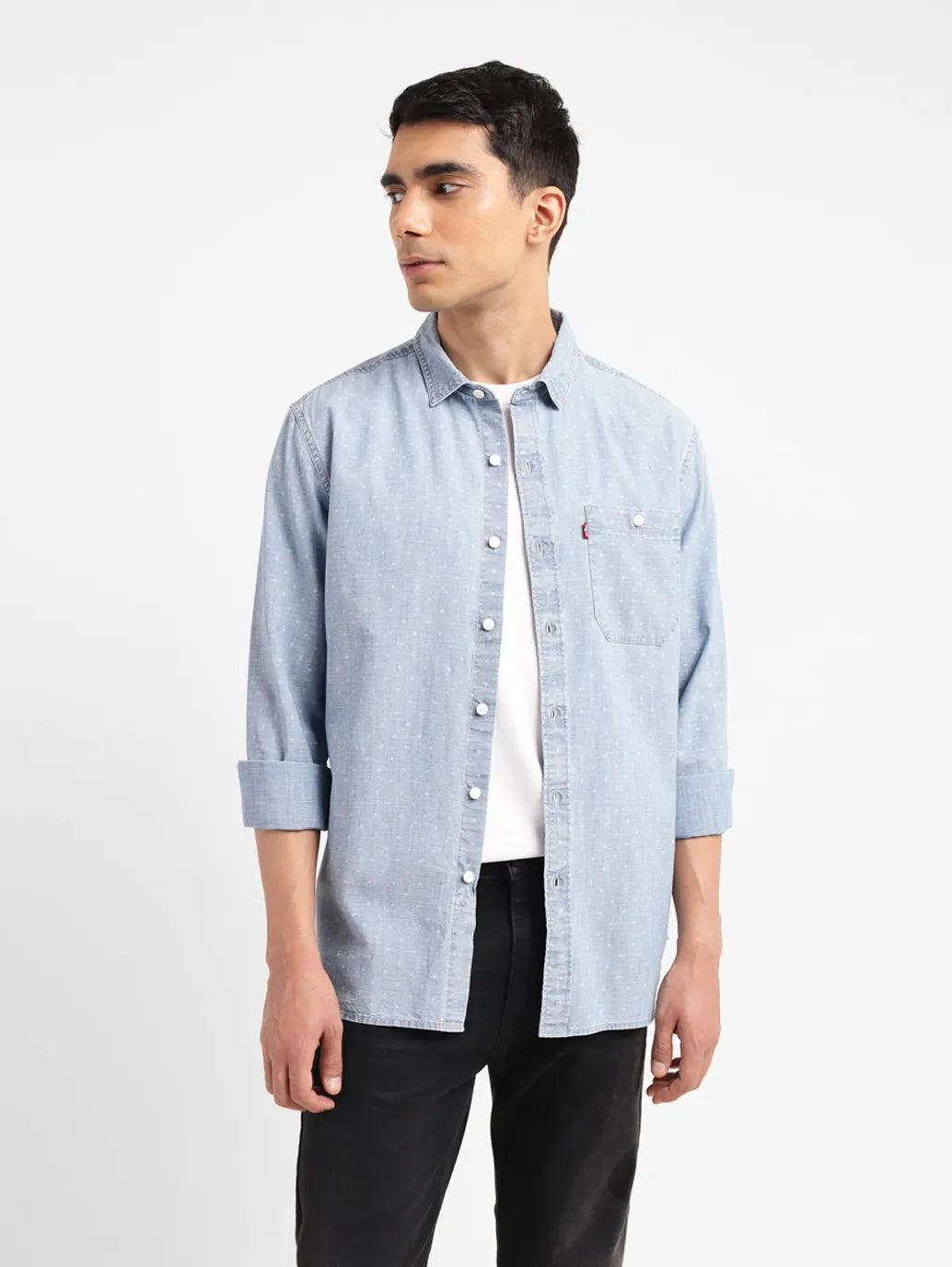 Men's Print Slim Fit Shirt