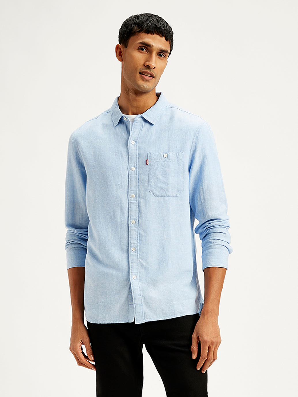 Men's Solid Slim Fit Shirt - a1226d70-af06-4a1f-9c87-c0e737a55b79 View