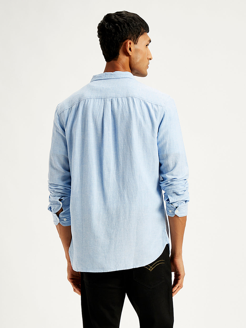 Men's Solid Slim Fit Shirt - b5aecd0b-bd19-48b7-962f-357fa63e1c4e View