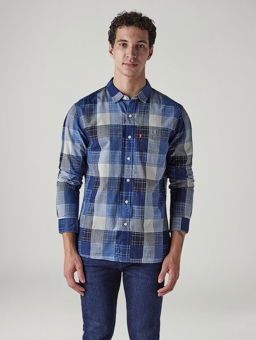 Men's Checkered Slim Fit Shirt - 20 View