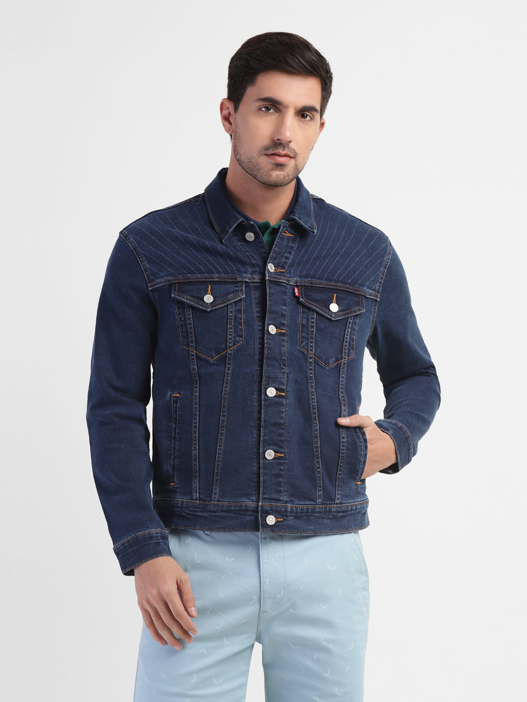 53 Best Men's Denim Jacket Outfits [2024 Style Guide]  Denim jacket  fashion, Blue jacket outfits men, Denim jacket outfit