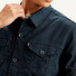 Men's Redloop Solid Navy Spread Collar Trucker Jacket - a115a87d-8eb3-4240-975d-3af738c1f7d7 View