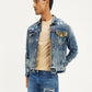 Men's Solid Indigo Spread Collar Denim Jacket